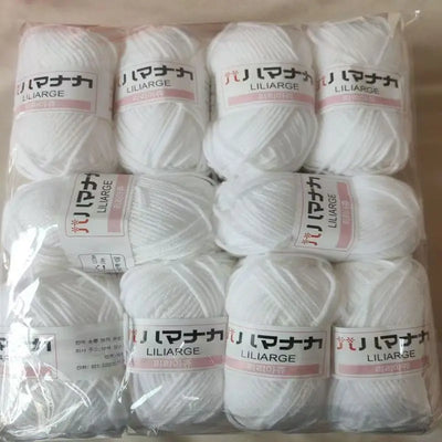 Soft Milk Cotton Knitting Yarn Set Multi Color Handmade Knitting Cotton Yarn For DIY Crochet Scarf Sweater Hat Doll Craft