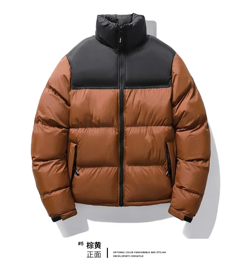 Jacket Male Overcoat Outwear Plus Size 4XL Winter Men Casual Windproof Padded Duck Down Parkas Coat Man Thick Stand Collar Parka