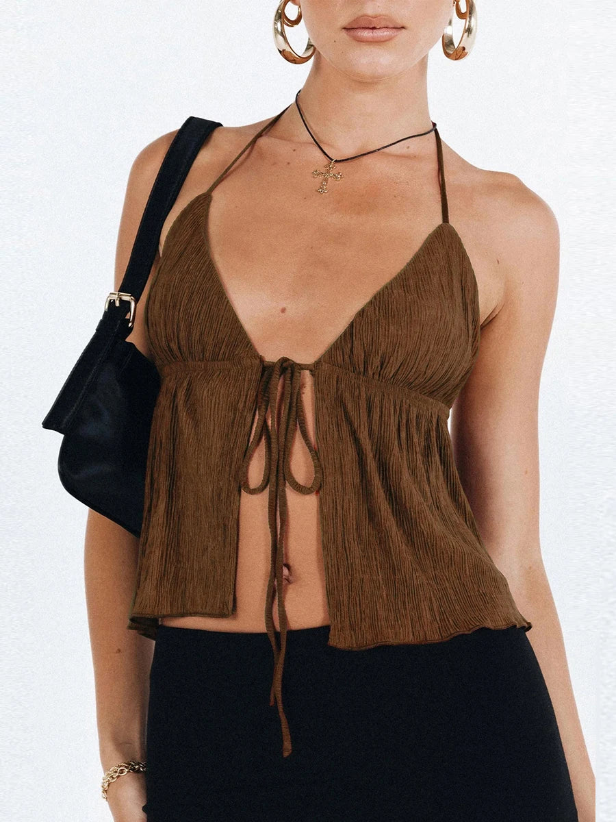 Halterneck Crop Top