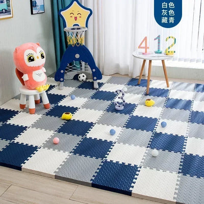 12Pcs EVA Foam Play Mat Carpets for Living Room Decoration for Baby Interlocking Foam Tile Puzzle Exercise Bedroom Decor Mat