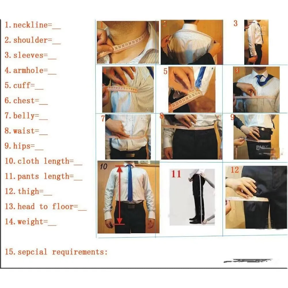 British Style Slim Fit Men Suit Two-pieces(Jacket+Pants)Formal Groom Wedding Tuxedo Prom Banquet Male Set