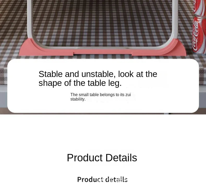 Foldable Simple U-shaped Leg Bed Table Home Dormitory Student Lazy Bed Table Extra Large Cross-border Small Table