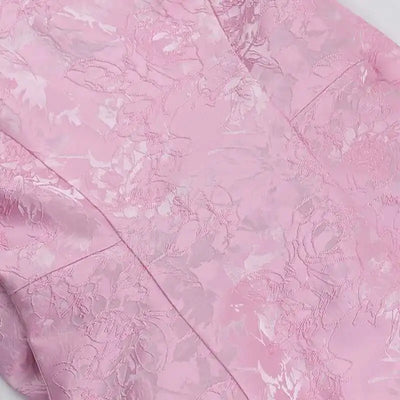 Townlike Jacquard Waist Wrap A-line Dress Women Spaghetti Strap 2025 Spring Summer Dress Bow Nightclub Sexy Party Dresses