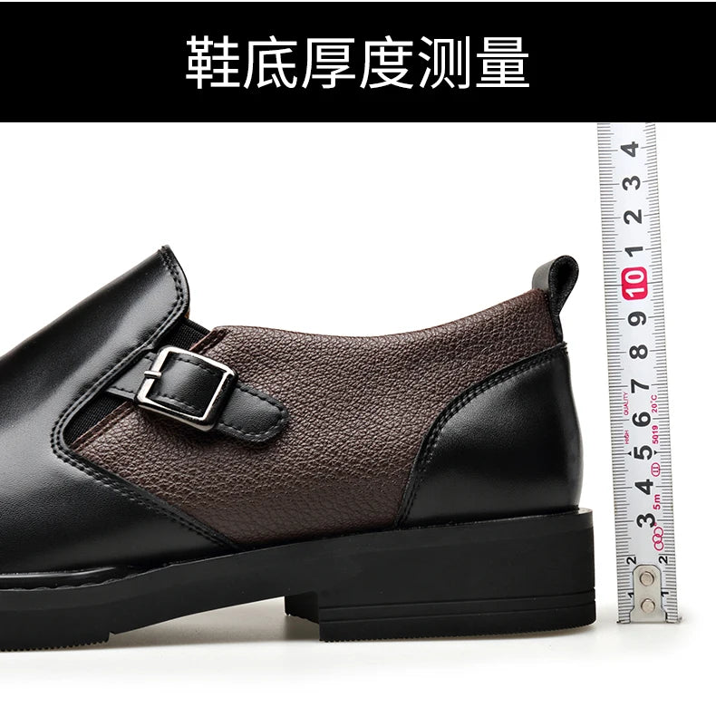 Men's Business Dress Leather Shoes Men's Soft-soled Leather One-pedal 2025 New High-end Casual Shoes Dress for Men Sneakers