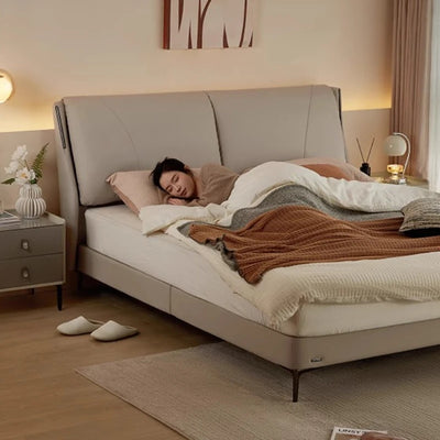 Queen Princess Bed Modern Simple Headboards Frame Sleeping Unique Salon Bed Designer Princess Trendy Beliche Home Furniture