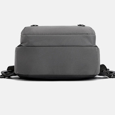Men Nylon Small Backpack Rucksack  Multi-Functional Casual Travel Male Messenger Cross Body Chest Bags Knapsack Daypack