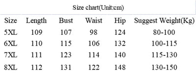 150Kg Plus Size Women Summer Dress 5XL 6XL 7XL 8XL High Stretch Inner Dress