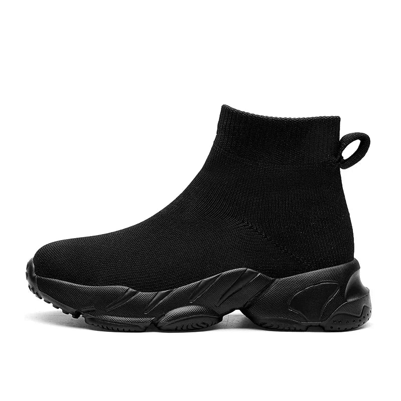 Sock Shoes 2024 New Fashionable Luxury Designer High Top Children's Shoes Comfortable Casual Running Sports Tennis Shoes