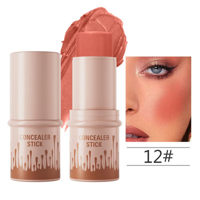 Makeup Face Brown Bronzer Contour Stick Contouring Bronzer Stick Highlighter Brightening Blusher Stick Rouge Cream Concealer Pen