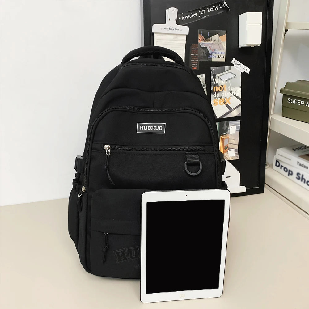 Outdoor Travel Light Weight Reduction Personality Niche Leisure Backpack Trend Backpack for Men and Women Large Capacity Compute