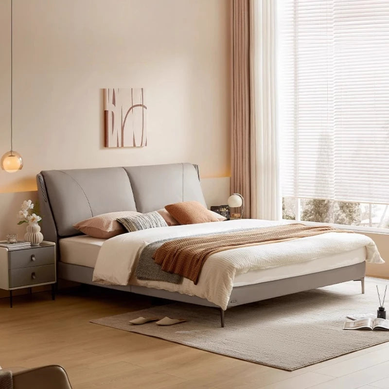 Queen Princess Bed Modern Simple Headboards Frame Sleeping Unique Salon Bed Designer Princess Trendy Beliche Home Furniture