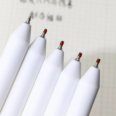 5 Pcs/set Lovely Puppy Cute Stationery Writing Pen Quick Drying Simple Model Press Gel Pen For Student Office School Supplies