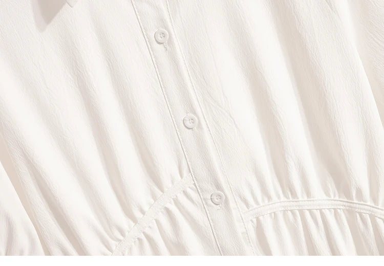 Plus Size Polo Shirt Women Summer 2025 New Korean Style Large Size Loose Chiffon Blouse Women Slim Waist Casual Tops Female