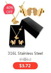 3pcs Trendy Stainless Steel Roman Digital Wafer Earrings Necklace Set for Women Black White Shells Party Jewelry
