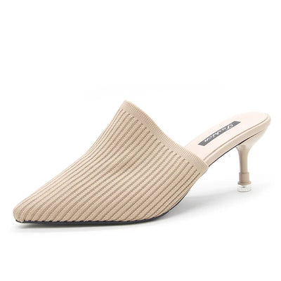 Comemore 2025 New Women's Summer Mules Fashion Female Flipflop Yellow Office Slippers Flat Sandals Women Spring Slides Shoes 43