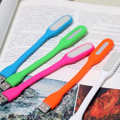 1 PCS Mini 5V USB LED Light Portable Eye Protection Night Lights Bendable Table Lamps Reading Lamp For Power Bank Laptop
