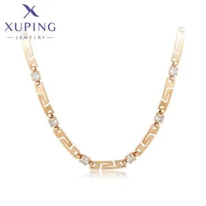 Xuping Jewelry New Arrival Trendy Fashion Серьги Light Gold Color Hoop Earrings for Women Girl Party Gift X001019741
