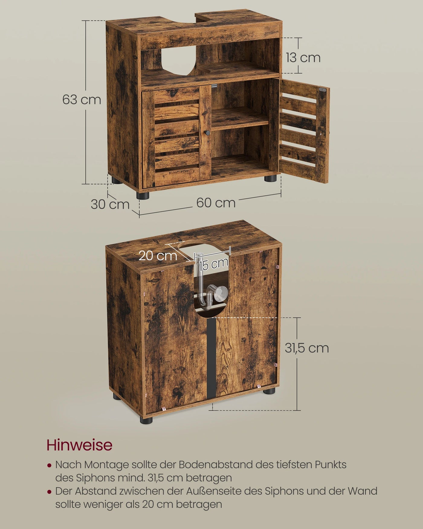 Washbasin under wardrobe bathroom wardrobe storage s wardrobe with 2 slat doors, adjustable board