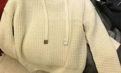 Knit Sweater Male Pullovers Plain Solid Color Men's Clothing Hoodies Coat Jacket Red Fashion 2024 High Quality Replica Elegant A