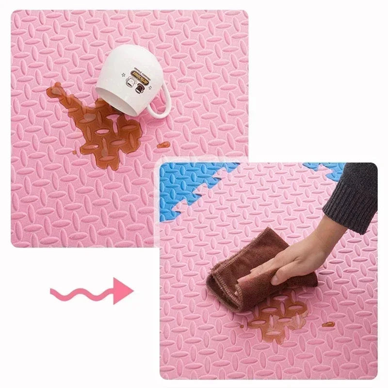 12Pcs EVA Foam Play Mat Carpets for Living Room Decoration for Baby Interlocking Foam Tile Puzzle Exercise Bedroom Decor Mat