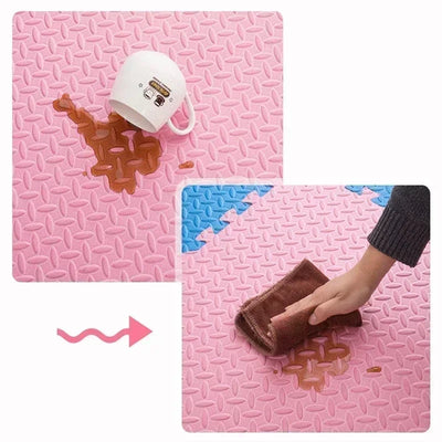 12Pcs EVA Foam Play Mat Carpets for Living Room Decoration for Baby Interlocking Foam Tile Puzzle Exercise Bedroom Decor Mat