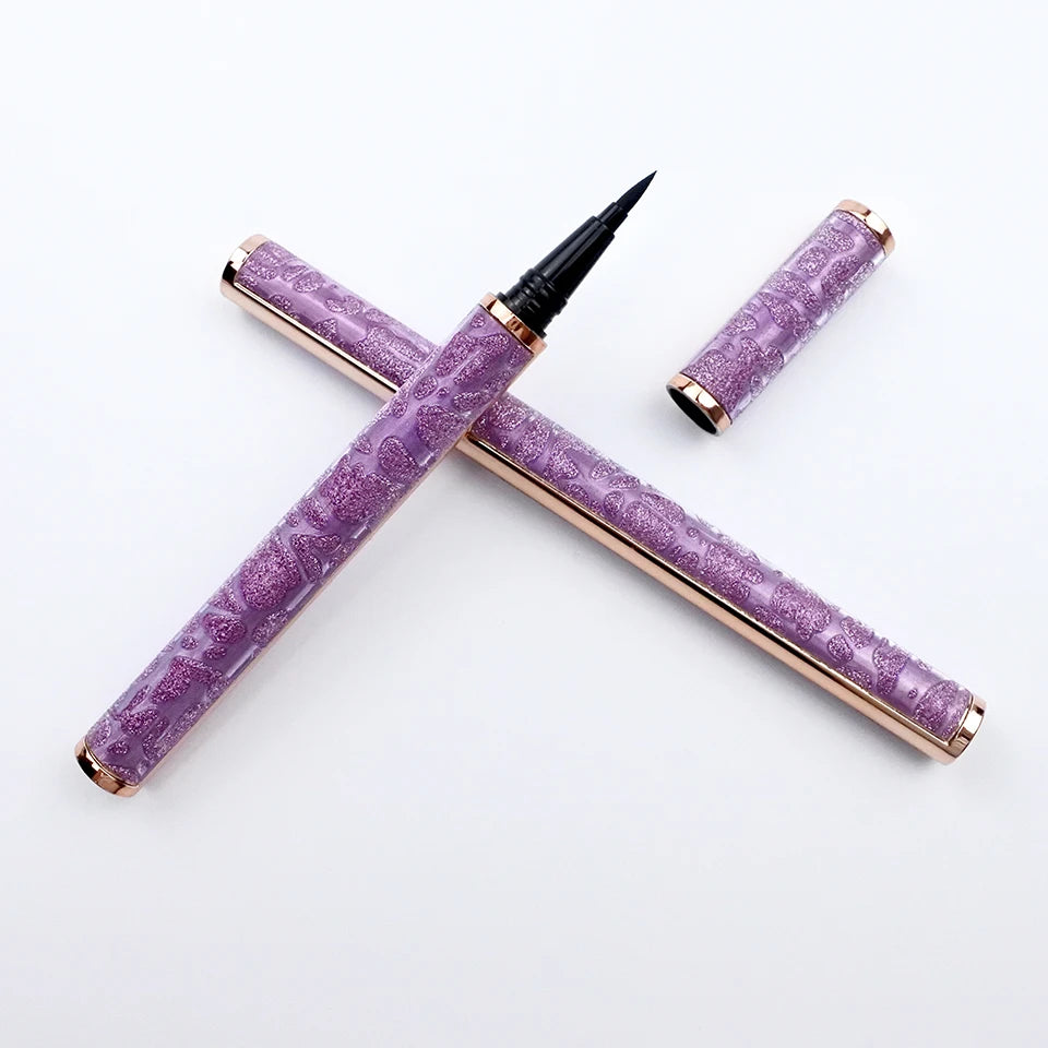 2 in 1 Lash Glue & Eyeliner Waterproof Long Lasting self adhesive Glue False Eyelashes Black Liquid Eyeliner Glue Pen