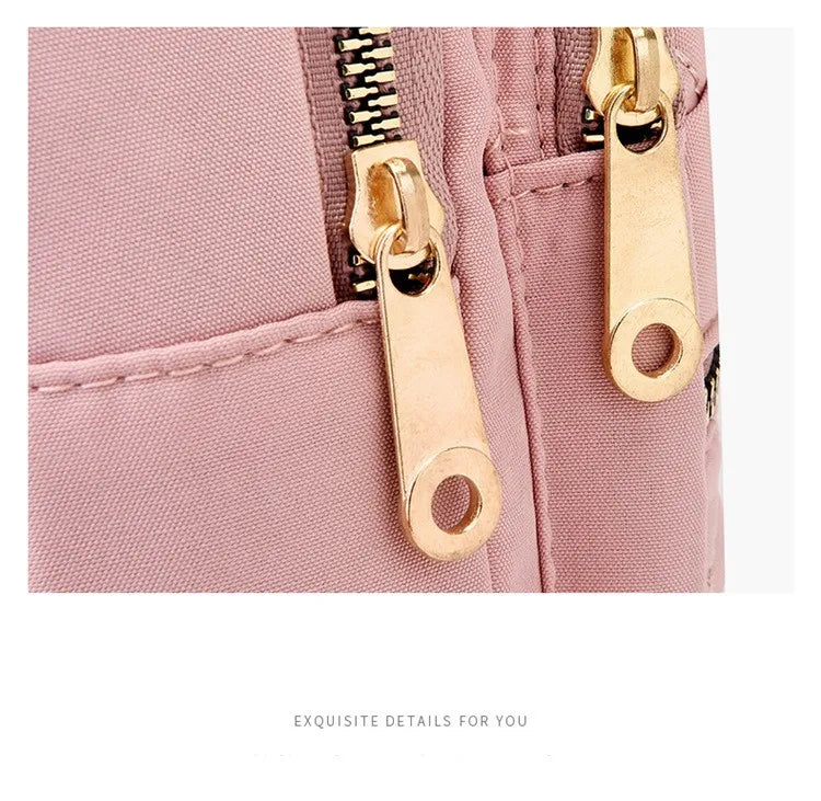 Women Chest Bag Simple Ladies Crossbody Bag Small Sling Backpack Fashion Large Capacity Waterproof Sling Bag with Headphone Jack