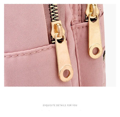 Women Chest Bag Simple Ladies Crossbody Bag Small Sling Backpack Fashion Large Capacity Waterproof Sling Bag with Headphone Jack