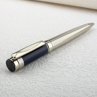 Classic 2003 Twist Ballpoint Pens, Stainless Steel Retractable Ball Point Pen Smooth Gel Ink Roller Ball Pen