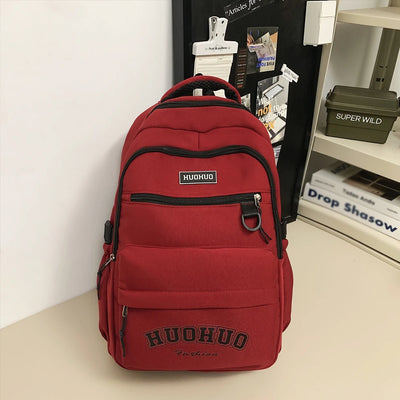 Outdoor Travel Light Weight Reduction Personality Niche Leisure Backpack Trend Backpack for Men and Women Large Capacity Compute