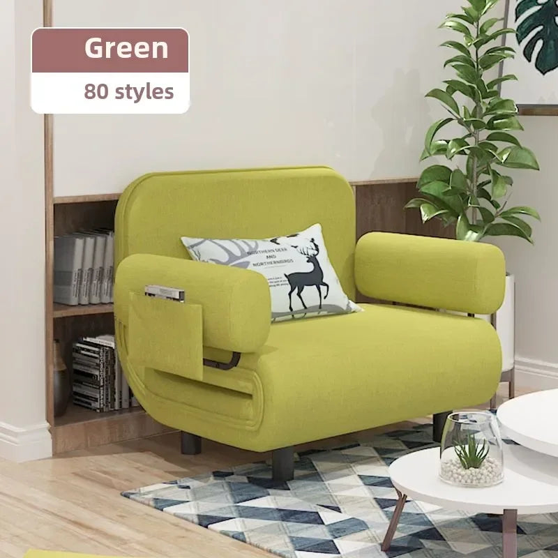 Multi-Functional Folding Sofa Bed Dual-Purpose Leisure Internet Celebrity Sofa Nap Simple Sofa Small Apartment Simple Bed