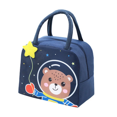 Cartoon Picnic Tote Lunch Bag Portable Insulated Thermal Heat Children'S Bento Bag Kid School Lunch Box Bags Cooler Ice Pack New