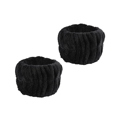 3Pcs/Set of Toiletry and Makeup Headband Wrist Strap Women's Bracelet Scrunchie Striped Plaid Plush Face Wash Home Headband