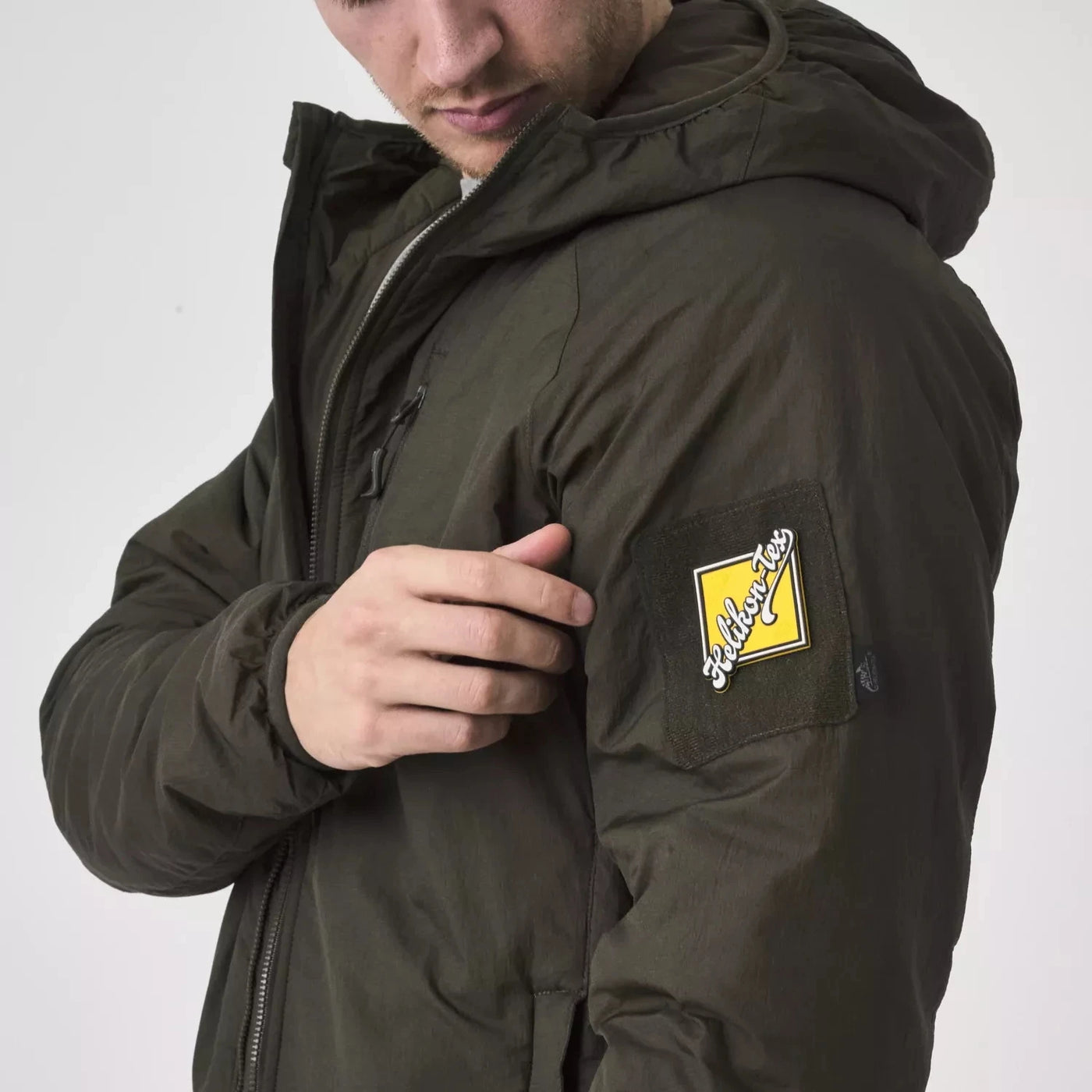 Helikon Men's lightweight tactical hoodie thermal jacket for outdoor recreation, urban commuting hiking and camping