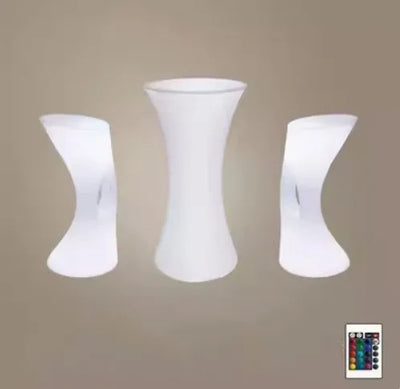 NewOut Door Use Led Illuminated Bar Cocktail Table Rechargeable Bar Plastic Table Lighted Up Coffee Table Ktv Disco Party Supply
