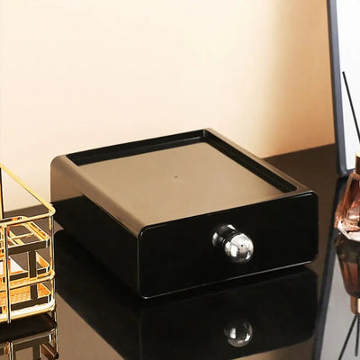 Large Capacity Desk Organizer Box Dopamine Dust-proof Cosmetics Storage Box Stackable Desktop Storage Boxes Drawer Home Office