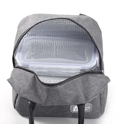 Functional Pattern Cooler Lunch Box Portable Insulated Canvas Lunch Bag Thermal Food Picnic Lunch Bags For Women Kids