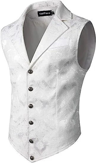 Festivals Men's Retro Vest New Men's Vest Medieval Costume Retro Gothic Specialty Dress Vest Halloween Costume