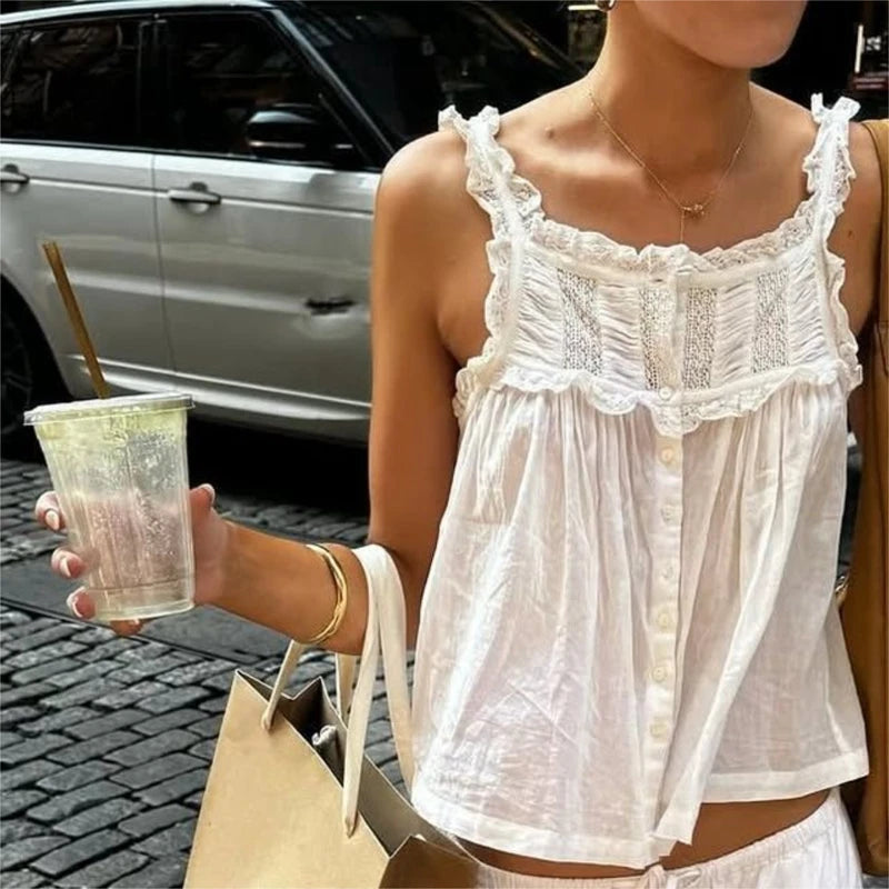 Ruffled Boho Top