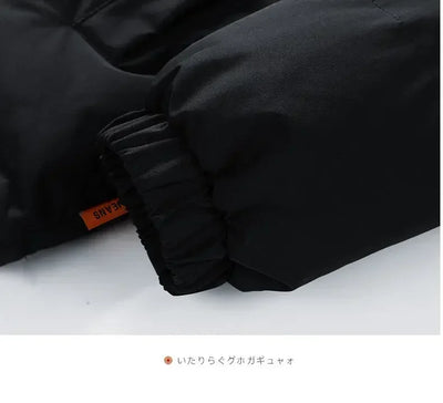 Men Hooded parka Thick Warm Colorful Bubble Coat Winter Jacket Mens Streetwear Hip Hop Parka Korean Black Clothes Puffer Jackets