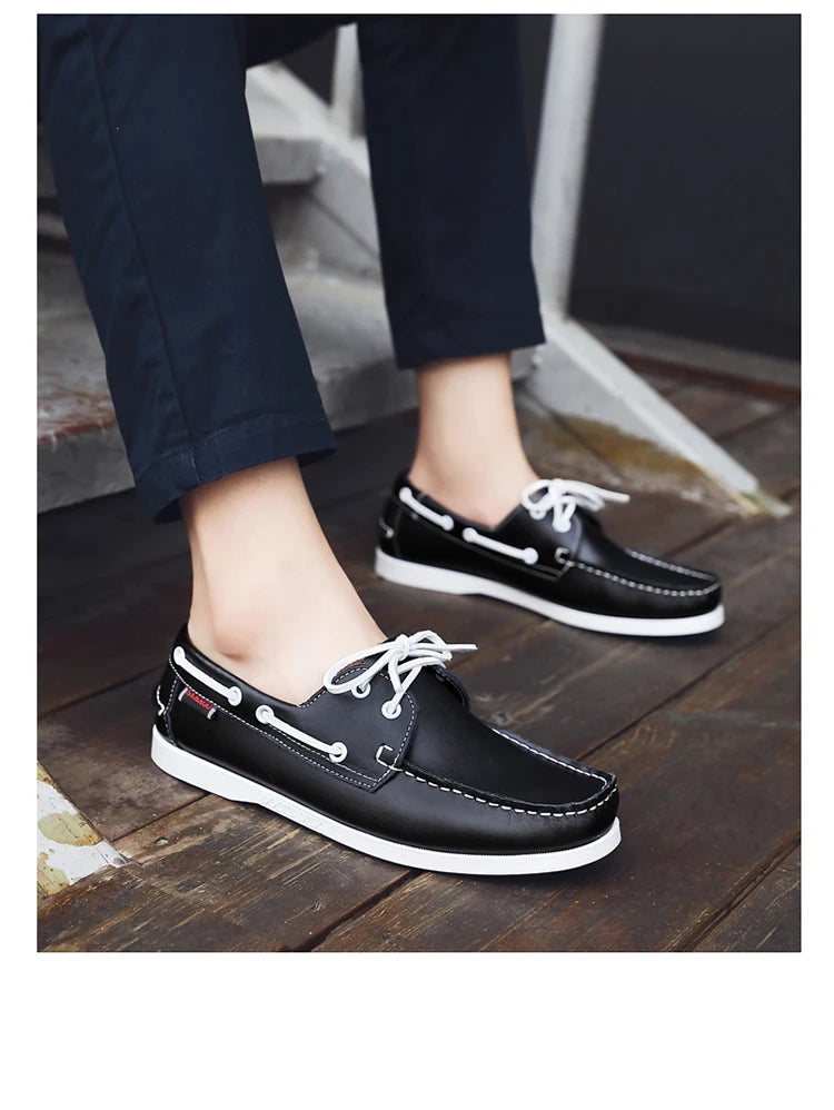 2025 New  Loafers Men  Sneakers Driving Shoes Casual Men Shoes  Footwear Docksides Classic Boat Shoes