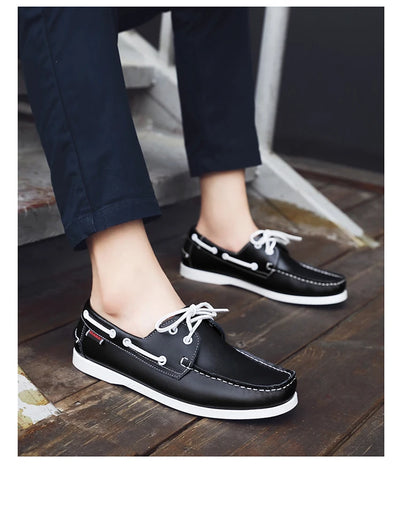 2025 New  Loafers Men  Sneakers Driving Shoes Casual Men Shoes  Footwear Docksides Classic Boat Shoes