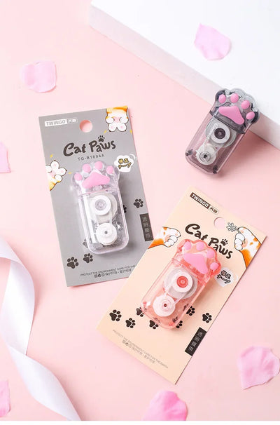 Mr. Paper 3 Style Cute Cat Claw Correction Tape Creative Large Capacity Cute School Supplies Stationery Kawaii Accessories