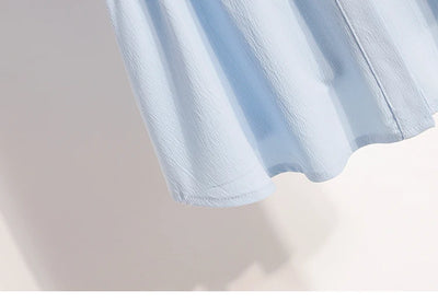 Plus Size Polo Shirt Women Summer 2025 New Korean Style Large Size Loose Chiffon Blouse Women Slim Waist Casual Tops Female