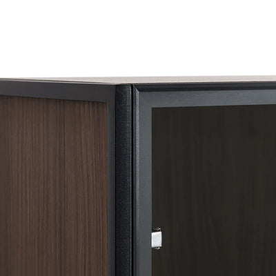 130cm Tall Lighted Display Cabinet, LED Curio Cabinet With Metal Frame And Tempered Glass Door For Living Room Home Office Study