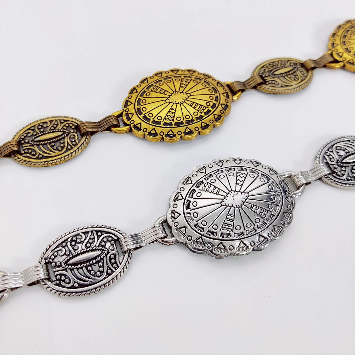 Designer Belts For Women High Quality Y2K Goth Female Waist Tassel Belly Dance Waist Chain Adjustable Long Golden Belt Punk