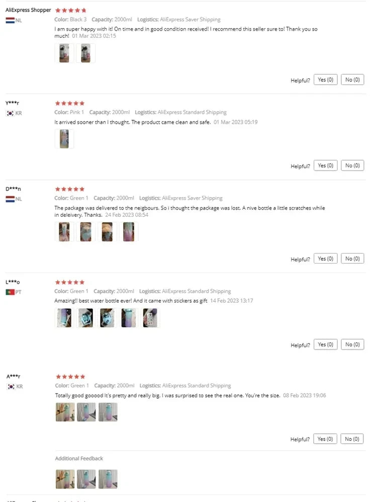 900ml Sports water Bottle High Temperature Resistant Graduated Straw Cup Rainbow Frosted Progressive Color Water Cup Plastic Cup