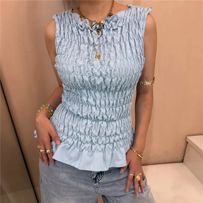 Shirred Tank Top