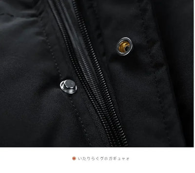 Men Hooded parka Thick Warm Colorful Bubble Coat Winter Jacket Mens Streetwear Hip Hop Parka Korean Black Clothes Puffer Jackets