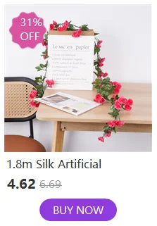 250CM Rose Artificial Flowers Christmas Garland for Home Room Wedding Decoration Spring Autumn Garden Arch DIY Fake Plant Vine